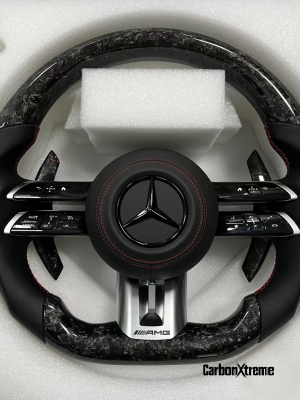 Mercedes benz forgde carbon fiber steering wheel