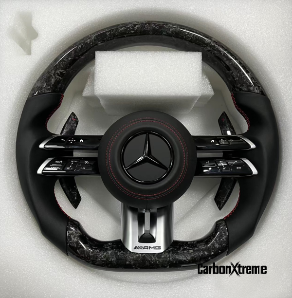 Mercedes benz forgde carbon fiber steering wheel