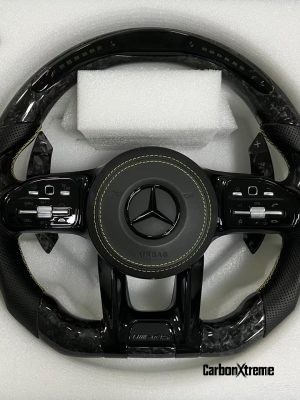 Mercedes benz carbon fiber steering wheel