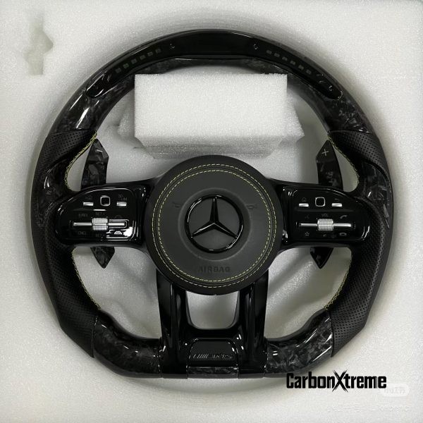 Mercedes benz carbon fiber steering wheel